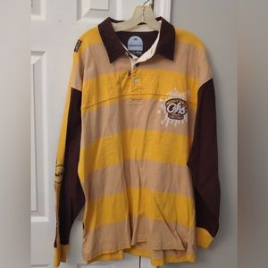 AKADEMIKS MENS LONG SLEEVE POLO XL